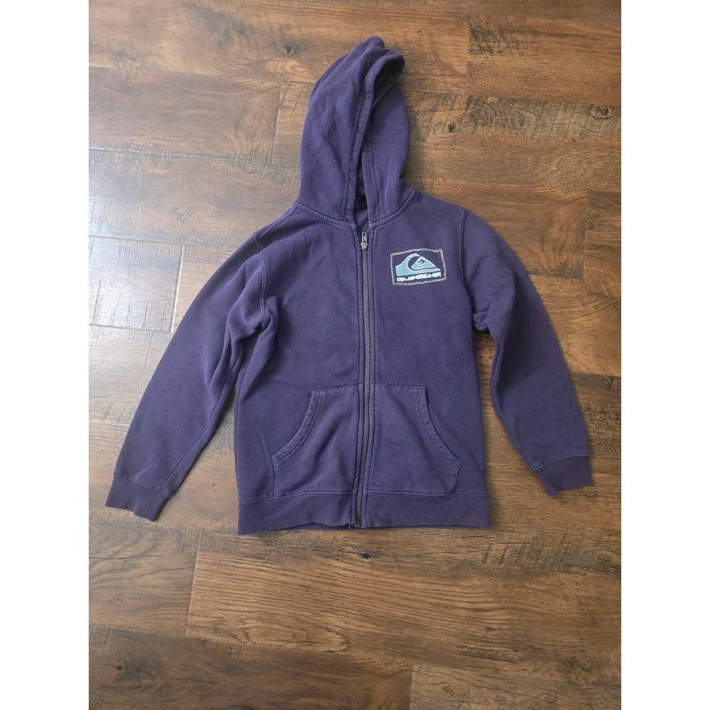Quiksilver Purple Zip-Up Kids Hoodie